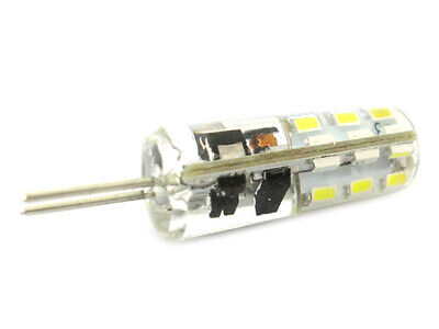 Lampada LED Bispina G4 24 SMD 3014 DC/AC 12V Con Silicone Bianco Neutro <p