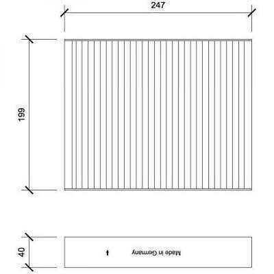 Filtro abitacolo antipolline 1/2/3/4