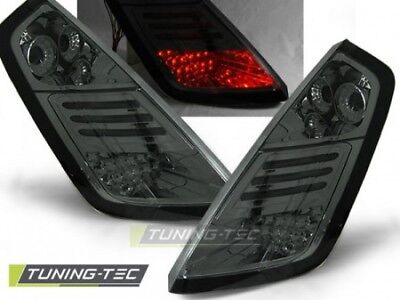 Coppia Set Fari Fanali Posteriori Tuning GRANDE PUNTO 2005-2009 Grigio Fume' LED