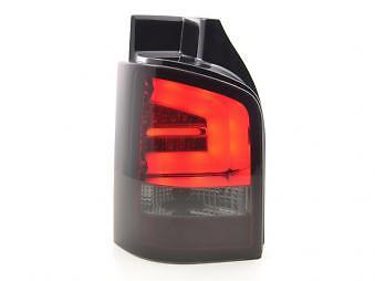 Coppia Fari Fanali Posteriori Tuning LED LTI Bus T5 10- rosso/nero