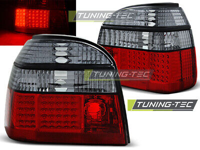 FANALI POSTERIORI A LED ROSSO FUMO per GOLF 3 09.91-08.97
