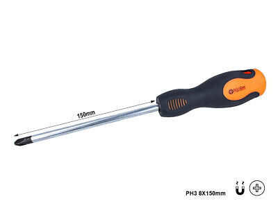 Cacciavite a Croce PH3 8X150mm Con Punta Magnetica <ul> <li> Lama In Cromo