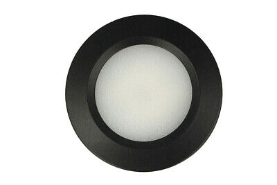 Faretto Led Da Incasso Carcassa Nera Rotondo 3W AC/DC 12V DC 24V Bianco Fr