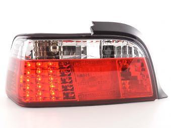 Coppia Fari Fanali Posteriori Tuning LED serie 3 Coupe (E36) 91-98 Rossi