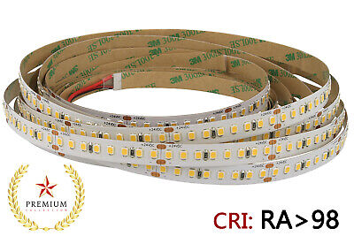 24V Bobina Led 18W/M CRI 98 Sun Feel Bianco Neutro 800 Smd 2835 5 Metri Come Lu