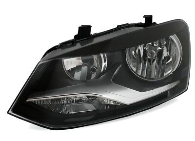 FARO FANALE SINISTRO RICAMBIO NERO per Polo 6R 06/2009 > 2014