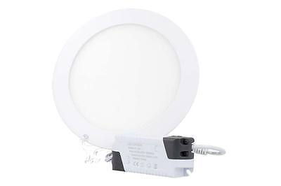 Lampada Faretto Pannello Led Da Incasso Rotondo 12W=110W Bianco Freddo Diametro