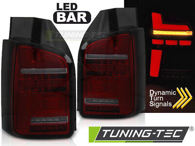 LED BAR TAIL LIGHTS RED SMOKE SEQ fits T6.1 20- OEM BULB