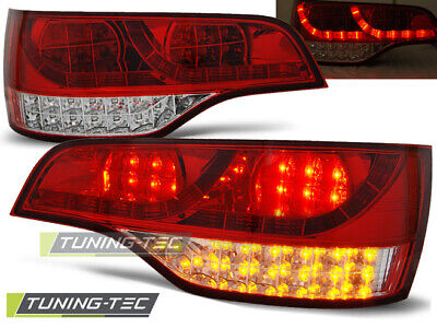 LED TAIL LIGHTS RED WHITE fits Q7 06-09