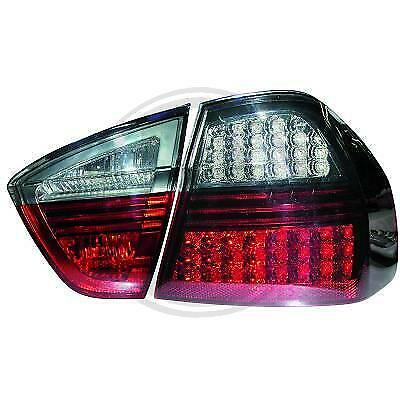 Coppia fari fanali posteriori TUNING Serie3 E90 2005 > 2008 berlina LED rossi