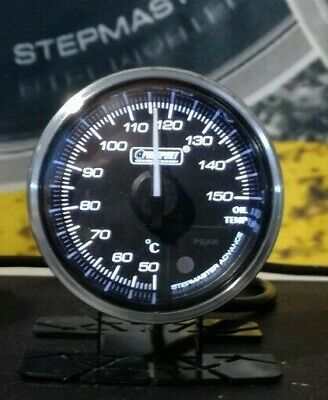 Manometro Strumento 52mm PROSPORT TEMPERAURA OLIO SUPREME PICCO ALLARME