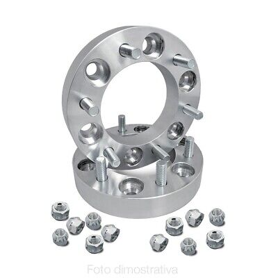 2 distanziali alluminio 25mm 6x127 con bulloneria mozzo 78 GMC Trial,Blazer