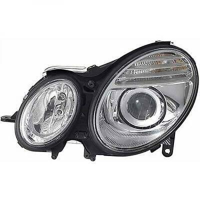 Faro anteriore bixenon dx ClasseE W211 06-09 motor reg el HELLA D1S/H7