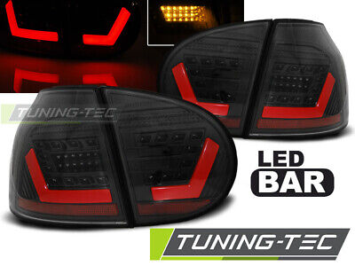 FANALI POSTERIORI A BARRA A LED NERI per GOLF 5 10.03-09