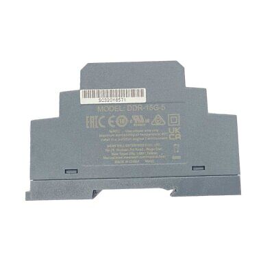 MeanWell DDR-15G-5 Convertitore tipo DC-DC per Guida DIN Input 9-36V Output 5V