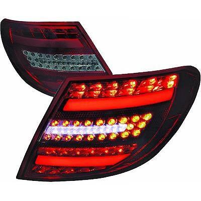 Coppia fari fanali posteriori TUNING Clas C W204 07-11 berlina LED fumè
