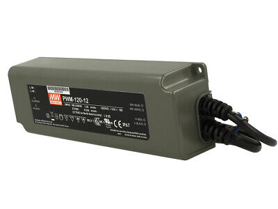 Alimentatore Led Meanwell PWM-120-12 Dimmerabile 120W 12V IP67 Dimming 3 in 1