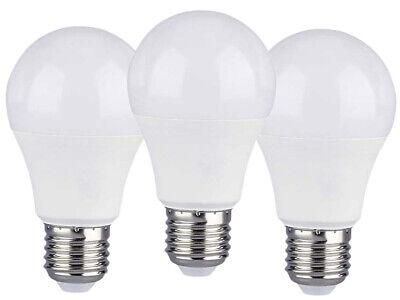 3 PZ Lampada Led E27 A60 11W Bianco Caldo 2700K Bulbo Sfera 1055 Lumen SKU-7352
