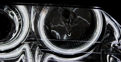 CCFL Angel Eyes Fari per E46 Cromati