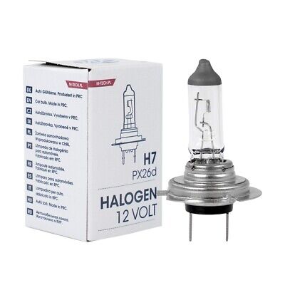 LOTTO DI 10 PEZZI Lampada alogena M-TECH PX26d 12V/55W H7