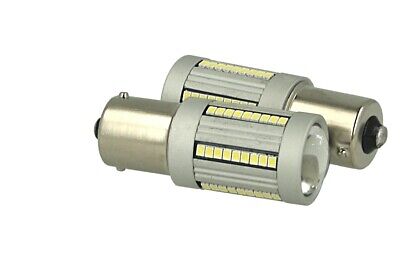 Coppia Lampadine Led BA15S 1156 CANBUS 12V 25W REALE Diurne Q7 A3 A6