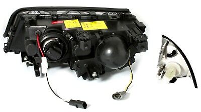 Coppia Fari Fanali Tuning E46 BERLINA Angel Eyes serie 3 NERI 5/1998-8/2001