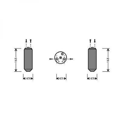 Condensatore essiccatore CIVIC 95- e CRV 97-