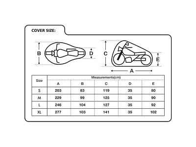 Coprimoto Oxford Aquatex Universale TG XL CV206 In Nylon Doppio Strato