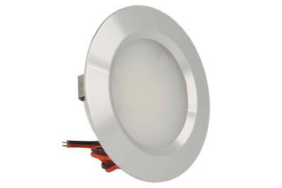 Faretto Led Da Incasso Rotondo 3W AC/DC 12V DC 24V Bianco Caldo Foro 50mm