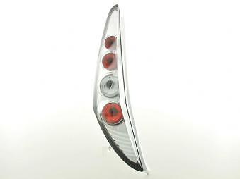 Coppia Fari Fanali Posteriori Tuning Punto 3 porte MK2 188 2000 >03 cromato