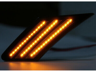 Kit Freccia Laterale a Led Side Marker Lente Nero Fume Luce Arancione Per  BRZ