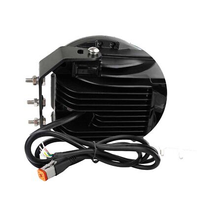 Faro Led Fuoristrada Rotondo 9'' 150W 15000LM + DRL Bianco 5W Luce SOS