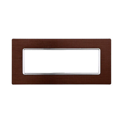 ETTROIT Placca In Alluminio Serie Solar 6P Colore Bronzo Compatibile Con