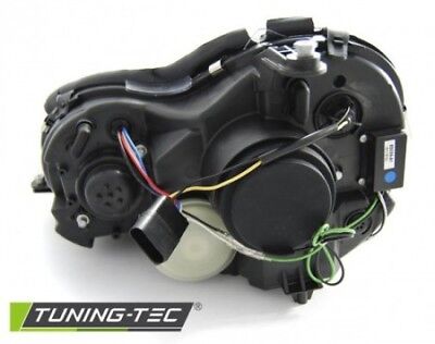 Coppia Fari Fanali Anteriori Tuning CLK W209 03-10 DAYLIGHT Nero Alogeni H7+H1