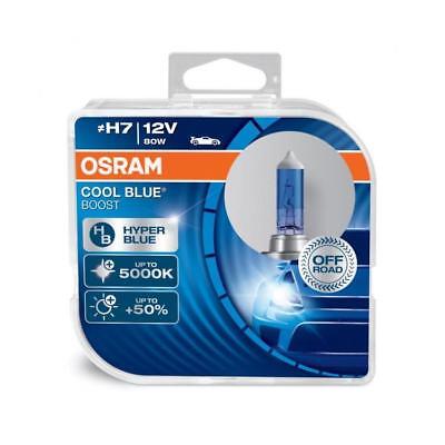 COPPIA Lampada Lampadina Luce OSRAM COOL BLUE BOOST H7 (PX26d) 12V 80W +50%