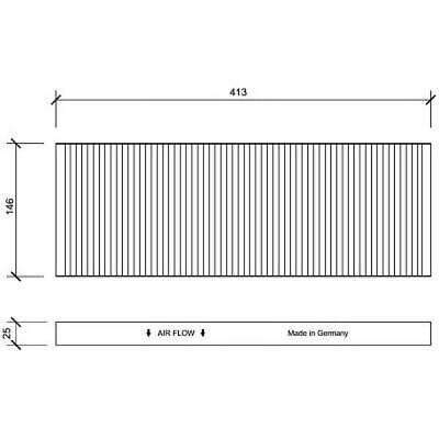 Filtro abitacolo antipolline VECTRA B oem 90512779
