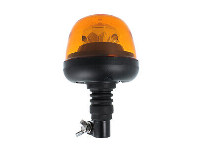 Lampada Luce Lampeggiante Led Rotante Strobo Arancione Magnetico 12V 24V Segnal
