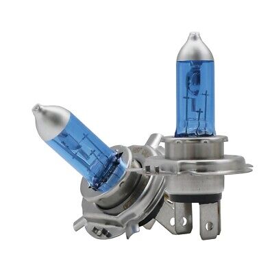 H4 Crystal White Racing alogena 2 pezzi 1000 lm 3800°K 60-55W 12V
