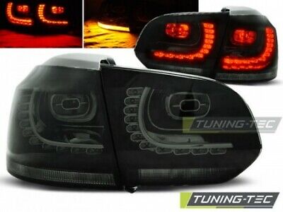 COPPIA Set Kit Fari Fanali Posteriori TUNING R20 GOLF 6 VI 2008-2012 LED NERI