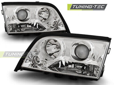 HEADLIGHTS CHROME fits MERCEDES W202 C-KLASA 06.93-06.00
