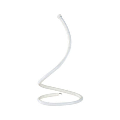 Lampada Led da Tavolo Design Moderna Spirale 17W Caldo 3000K Colore Bianco Con