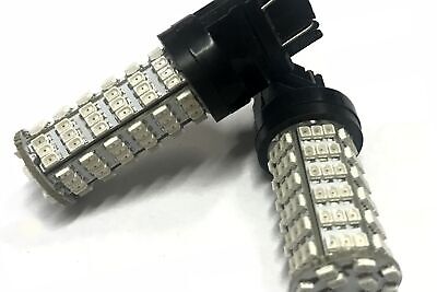 Coppia 2 Lampade Led T25 3157 P27/7W Con 120 Smd 3528 Colore Rosso 12V 3W <p>