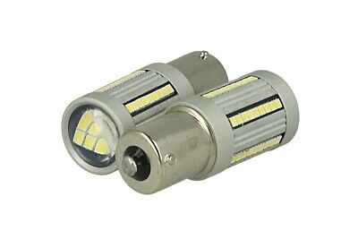 Coppia Lampadine Led BA15S 1156 CANBUS 12V 25W REALE Diurne Q7 A3 A6