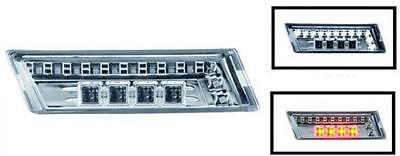 Coppia frecce laterali TUNING A4 04-07 LED chrome con luce diurna a LED bia