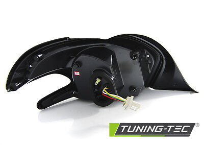 Coppia Fari Fanali Posteriori Tuning 208 2012 > 2015 Fumè LED BAR FIBRA