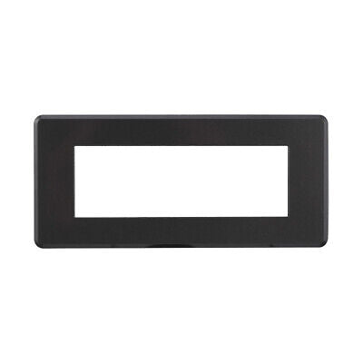 ETTROIT Placca Slim Sottile 6P Serie Moon Colore Acciaio Scuro Compatibile Con