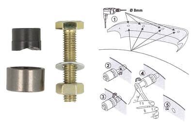 Kit 4 Sensore di Parcheggio OEM Staccabile 16mm Slim Con Display Mezzaluna