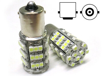 Lampada Led BA15S 1156 P21W 54 Smd Bianco 12V Luci Frecce Retromarcia