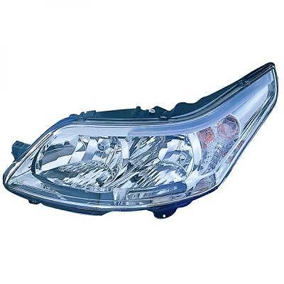 Faro fanale anteriore Sinistro C4 04-09 DEPO H7+H1 per reg elettrica