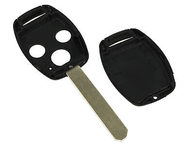 Guscio Chiave Telecomando 3 Tasti con Lama HON66 Batteria Su Circuito Senza